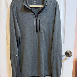 Reebok Heather Gray Zip-Up Jacket